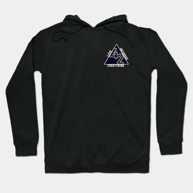 (Pocket) The answer is 42 Hoodie by Stupid Coffee Designs